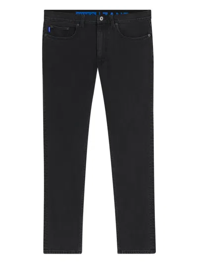 Hugo Boss Tapered Fit Rinse Wash Jeans In Indigo
