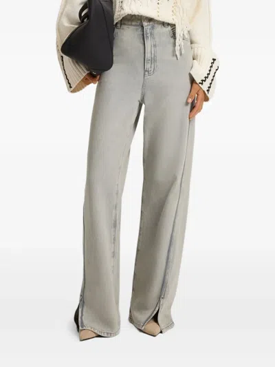 Hugo Boss Five-pocket Jeans In Gray