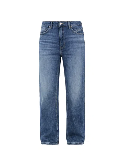 Hugo Boss Five-pocket Straight Jeans In Blue