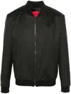 Hugo Boss Oversize-fit Shirt In Water-repellent Canvas In Grey
