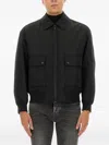 Hugo Boss Boss Bomber Jacket With Removable Lining In Black