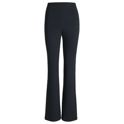 Hugo Boss Flared Leggings In Stretch Jersey In Black