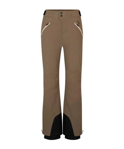 Hugo Boss Flared Ski Pants In Brown
