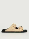 Hugo Boss Flache Sandalen Boss Damen Farbe Beige