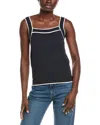 Hugo Boss Flimi Knit Top In Blue