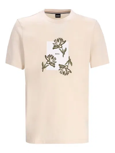Hugo Boss Floral-artwork T-shirt