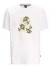 Hugo Boss Boss Men T-shirt In Cotone In Neutral