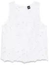 Hugo Boss Floral-embroidered Blouse In White