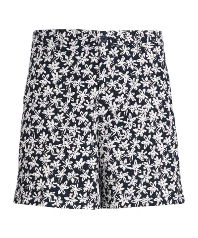 Hugo Boss Floral-print Bermuda Shorts In Black