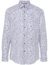 Hugo Boss Floral Shirt In White