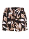 Hugo Boss Badeshorts Mit Blumen-print In Multi