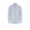 Hugo Boss Floral Shirt In Blue