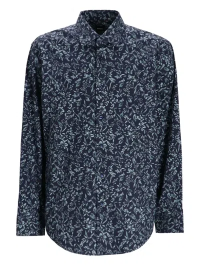 Hugo Boss Floral Shirt In Multi