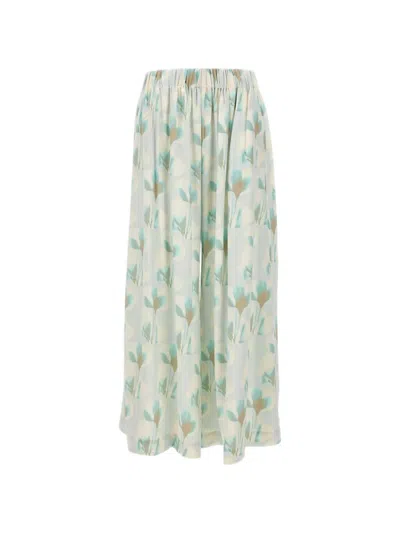 Hugo Boss Floral Trousers In Green