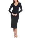 Hugo Boss Florency Midi Dress In Blue