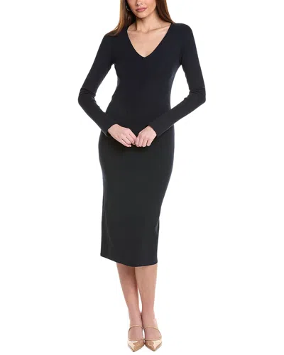 Hugo Boss Florency Midi Dress In Blue