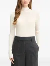 Hugo Boss Foliora Mock-neck Sweater In Neutral