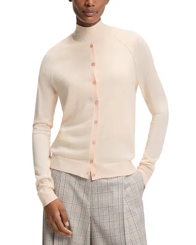 Hugo Boss Fonami Raglan Sleeve Cardigan In Neutral