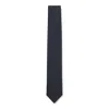 Hugo Boss Formal Tie With Jacquard Pattern In Blue