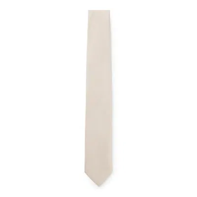 Hugo Boss Formal Tie With Jacquard Pattern In Green