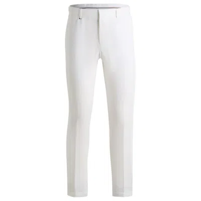Hugo Boss Formal Trousers In Linen Canvas