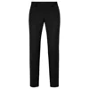 Hugo Boss Formal Trousers In Virgin-wool Serge In Black