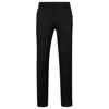 Hugo Boss Formal Trousers In Virgin-wool Serge In Black