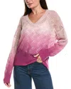 Hugo Boss Boss  Frigioni Wool & Alpaca-blend Sweater In Purple