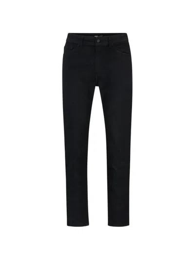 Hugo Boss Front-pocket Jeans In Black