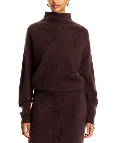 Hugo Boss Frosella Funnel Neck Sweater - Exclusive In Brown