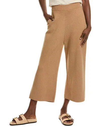 Hugo Boss Fukayna Wool-blend Sweater Pant In Brown