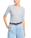 Hugo Boss Boss Fusionana Short Sleeve Sweater In Blue