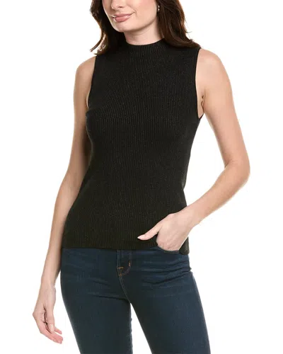 Hugo Boss Fusoni Wool-blend Sweater Tank In Black