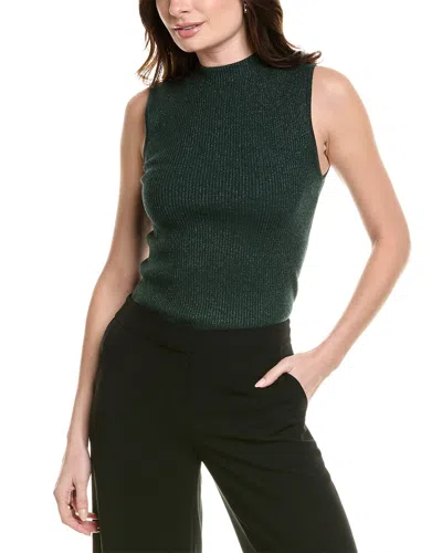 Hugo Boss Fusoni Wool-blend Sweater Tank In Green