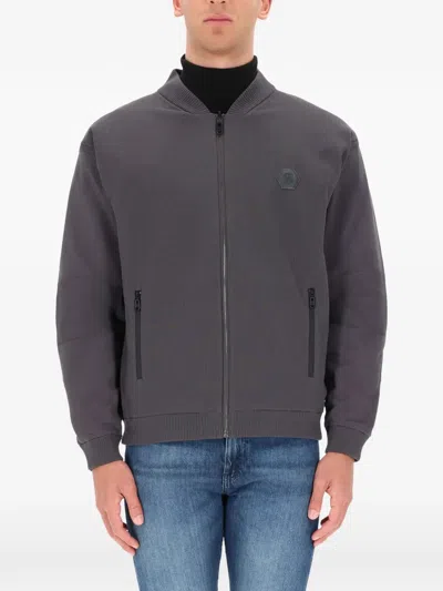 Hugo Boss Future Hy Zip Sweatshirt In Gray