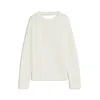 Hugo Boss Gallery Collection Oversized-fit Sweater In A Wool Blend In White