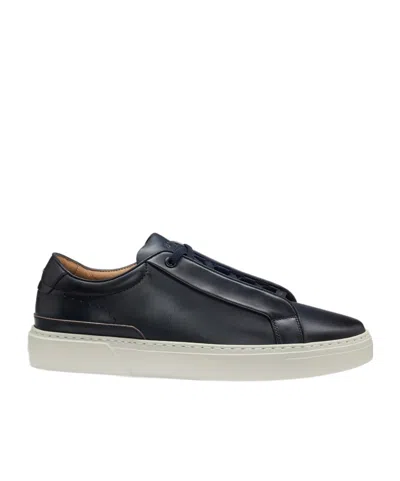 Hugo Boss Gary Leather Lace-up Sneakers In Multi