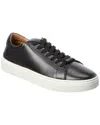 Hugo Boss Gary Leather Sneaker In Black