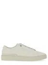 Hugo Boss Gary Tenn Mens Leather Low-top Trainers With Branded Lace Loop Nos