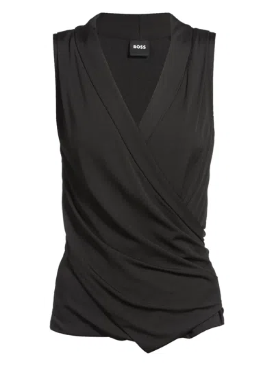 HUGO BOSS GATHERED TOP