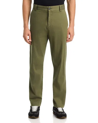 Hugo Boss Genar Slim Fit Cotton Blend Pants In Green