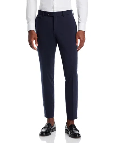 HUGO BOSS GENIUS COTTON JERSEY SLIM FIT SUIT PANT