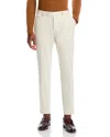 Hugo Boss Slim-fit Jeans In Black Mechanical-stretch Denim In Open White