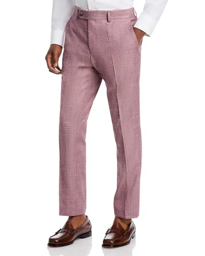 Hugo Boss Genius Melange Slim Fit Suit Pants In Rose