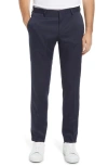 Hugo Boss Genius Slim Fit Flat Front Twill Chinos In Blue