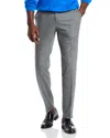 Hugo Boss Genius Tech Flannel Pants With Cinched Sidetabs In Silver