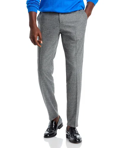 Hugo Boss Genius Tech Flannel Pants With Cinched Sidetabs In Silver