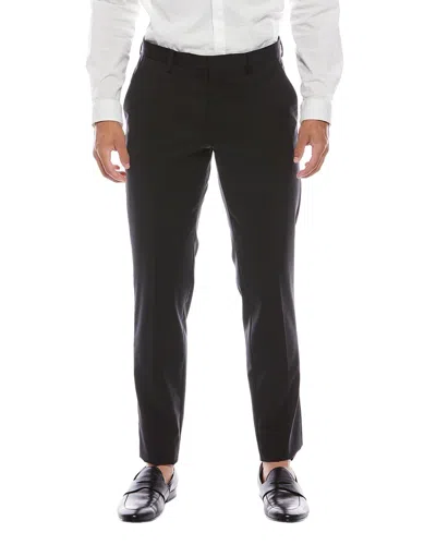Hugo Boss Genius Wool Trouser In Black