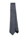 Hugo Boss Silk Tie With Jacquard Pattern In Blue