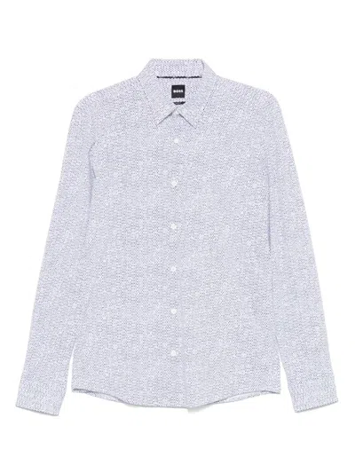 Hugo Boss Geometric-print Shirt